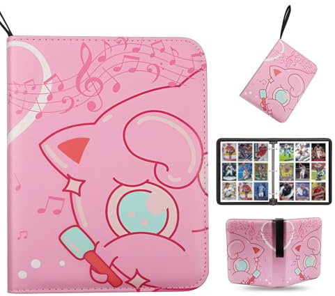 BOUDOI 900 Pockets Card Binder with Sleeves, PU Leather Trading Cards Holder for Game Card, Sleeves Book Folder Storage Organizer for Boys and Girls