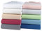 BaSaTex Bio Jersey Boxspringbett & Wasserbett Spannbettlaken 200x220 cm - 40 cm Steghöhe - Spannbetttuch aus 100% Bio Baumwolle GOTS-Zertifiziert - 200 x 220 cm - Farbe: Weiss