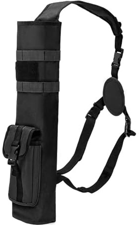 JTQYFI Carquois à flèches léger pour le dos portable pour le tir à l'arc Porte-flèches à l'épaule Cibles suspendues Carquois de tir Accessoires d'extérieur