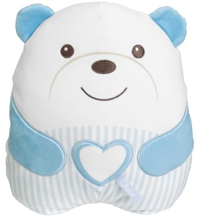 Chicco Peluche Tenero Orsetto, Morbido Peluche Elettronico per Bambini, Imbottitura Morbida, 20 Minuti di Musica Rilassante e Meditativa, Luce Soffusa, Lavabile in Lavatrice, 0 Mesi +, Azzurro