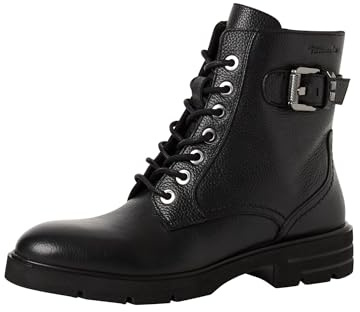 Tamaris Bottines plates en dentelle pour femme 1-25216-45 - Noir - Taille 40 EU, Noir, 40 EU