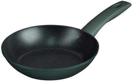 Prestige Earth Friendly 20cm Non-Stick Induction Frying Pan – Plant-Based Coating, Toxic Free, Made in Italy, Green