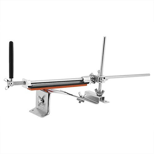 Afilador De Cuchillos Profesional cocina Acero Inoxidable Kits de Afilador de Cocina de Ángulo Fijo 4 Piedras de afilar