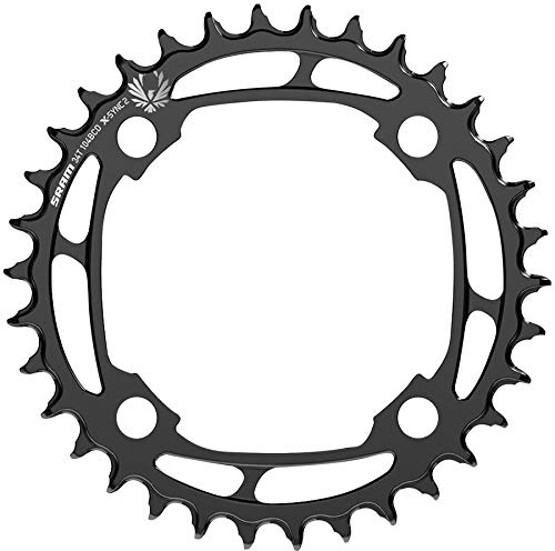 SRAM Europe Fahrradkettenblatt-2286482356 Fahrradkettenblatt Schwarz 34 Zähne, 104mm