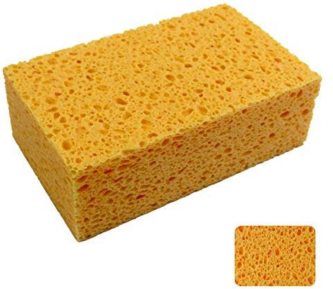 1 PCS x JK SP-T50 Large Sponge, Cleaning Sponges, Boat Bail Sponge, Handy Sponges, Cellulose Sponges, Natural Sponges, Commercial Sponges, Car Washing Sponge, Eco Friendly Sponge (6.5 x 4.0 x 2.0)