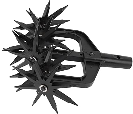 Zerodis Cultivador de Jardín 2 en 1, Escarificador Manual con Picos Largos, Plástico, Desmontable, para Aireación y Cultivo de Suelo