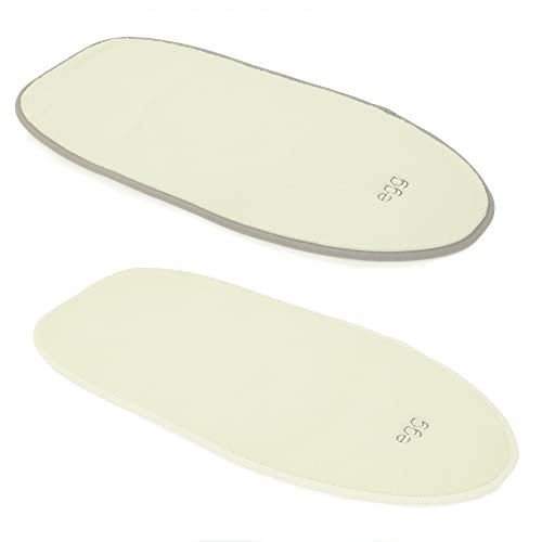 egg Stroller Carry Cot Mattress Topper | Sherpa Fleece Reversible Liner (Cream)
