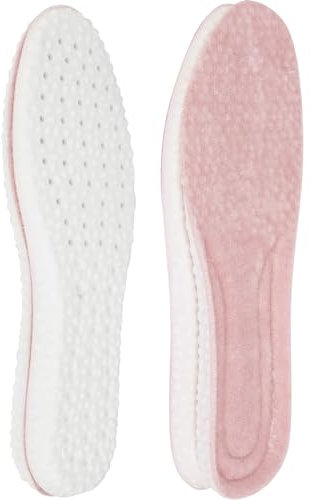Memory Foam Insoles for Men & Women - Warm, Breathable Comfort Thermal Inserts - Soft Fluffy Winter Shoe Inserts for Snow Boots, Slippers, Running Shoes - Adults & Kids
