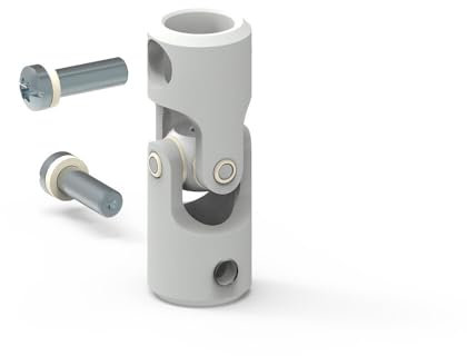 Genouillère pour sortie de caisson et manivelle de volet roulant Ø12 mm