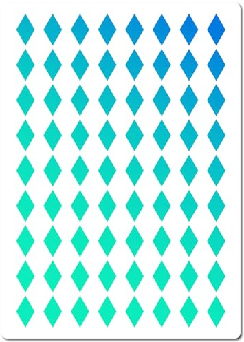 GORGECRAFT Plantilla de Rombo de 30x21cm Plantillas de Patrones Geométricos Plantillas de Dibujo de Plástico Reutilizables Lavables para Pintar En Madera Muebles de Pared Telas de Lona Álbumes