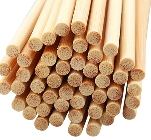 Perfect Stix- 16 x 1/4 Strong and Sturdy Bamboo/Craft/and DIY Project Dowels - Pack of 50ct