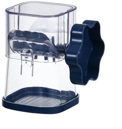 Broyeur manuel pour noix, amandes avec poignée à 360 degrés, récipient transparent, outil de cuisine à 3 couches (vert)