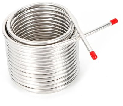 Serpentina di raffreddamento della birra, tubo di raffreddamento del mosto a immersione, tubo di raffreddamento in acciaio inossidabile for la produzione di birra in casa Utilizzo multifunzionale