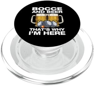 Bocce and beer Petanque Bocce PopSockets PopGrip per MagSafe