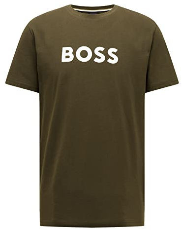 BOSS Herren T-Shirt Rn T Shirt, Dark Green308, L EU