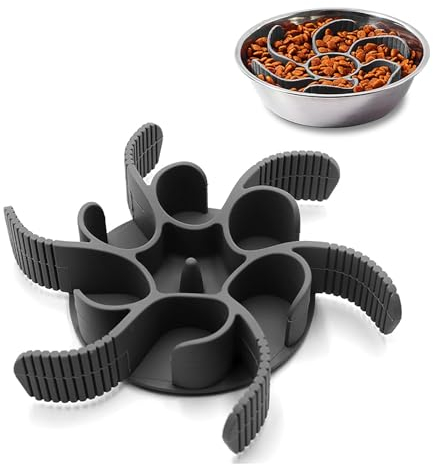 Anti Schling Napf Hund Schlingnapf Hunde Langsamer Fressnapf Hundenapf Langsam Fressen trockenfutter Slow Feeder Hundenäpfe Einfügung Reduzieren Übermäßiges Essen Schneidbar für Katzen Haustiere