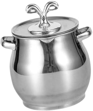 YWJLQH Lard Storage Container, Handle with Dust Cap, Lard Strainer for Camping, Storage, And Kitchen Cooking, Multi, 1.5 L 10cmx18cm