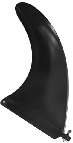 GLEAVI Aleta Trasera Desmontable para Tabla de Paddle Surf Hinchable Aleta Central de 10 Pulgadas Negra con Tornillos Accesorio para Sup Kayak y Canoas Mejora Estabilidad y Control