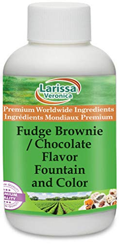 Fudge Brownie / Chocolate Flavor Fountain and Color (8 oz, ZIN: 528150) - 3 Pack