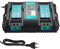 GOLEMON® 14.4V 18V DC18RC Chargeur DC18RA DC18RD DC18SC pour Makita BL1850 B BL1830 B L1840B BL1815 BL1415 BL1430 BL1440 Batterie (Chargeur 4A)