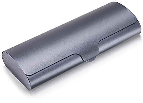 Hifot funda rígida gafas Aluminio, metal funda Gafas lectura, Estuche Gafas para mujer hombre