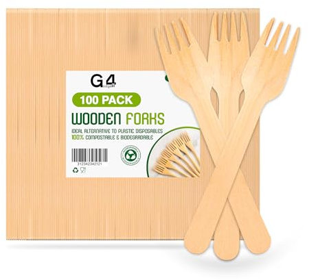 G4GADGET 100 forchette in legno