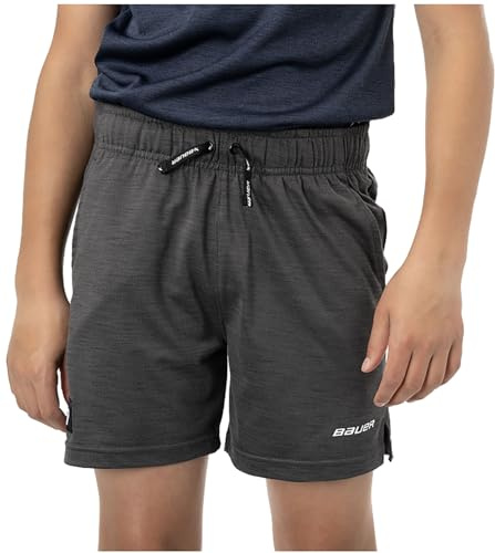 Bauer Team Knit Short Junior grå YTH Junior XL grå