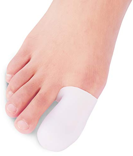 JKcare 10 Pack Big Toe Caps Protectors, Gel Toe Covers - Cushion for Corns, Calluses, Blister, Ingrown Toenail and Reduce Friction