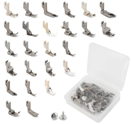 Set di 25 piedini per macchina da cucire industriale JUKI DDL-5550 8500 8700 9000