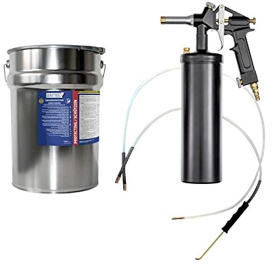 Veteranicar Dinitrol 4941 Unterbodenschutz 5L & Vaupel Druckbecherpistole Set (3000 FGR)