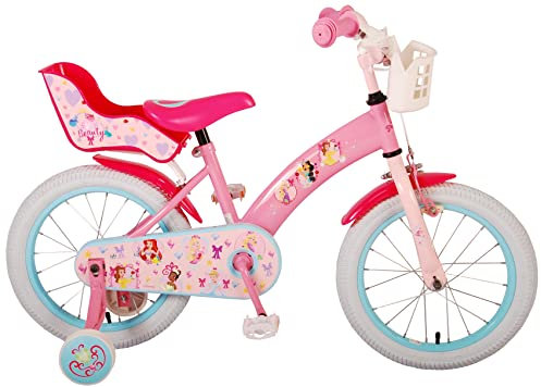Disney Princess Vélo pour Enfants - Fille - 16 Pouces - Rose