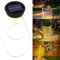 Solarleuchten Ersatz, GuKKK Solar Gießkanne Solarlampen Solarleuchten Ersatz Top mit Wasserdichten LED-Lichterketten, Wasserdicht Solar Ersatzdeckel 9CM, für Solar Giesskanne Außen Garten Décor (Warm)