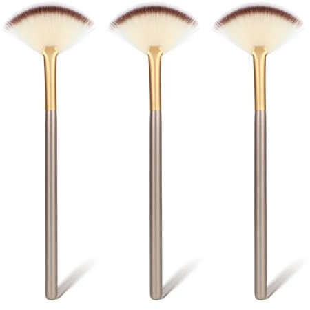 AOZUO 10 Stück Maskenpinsel,Fächerpinsel Kosmetik,Masken Pinsel Gesicht Applikator Bürste Fan Weicher Bürsten Fächer Kosmetikpinsel Makeup Werkzeuge für Kosmetiker Kosmetik Frauen Mädchen