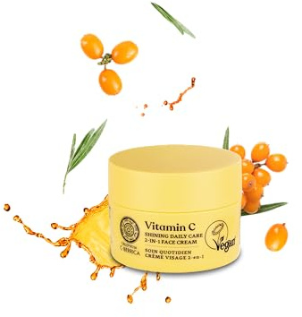 CREMA FACIAL ILUMINADORA 2 EN 1 PARA EL CUIDADO DIARIO, 50 ml