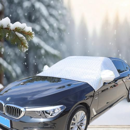 MEXITAL Parasole per parabrezza dell'auto, copertura per parabrezza (147*100 cm/230*147cm), protezione da neve, ghiaccio, gelo, sole, raggi UV, utilizzabile tutto l'anno (230 x 147cm)