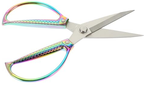 Generico Forbici per Alimenti in Acciaio Inossidabile Doppio Pesce, Forbici da Carne e Ossa di Pollame, Utensili da Cucina Resistenti Impugnatura Ergonomica per Uso Domestico