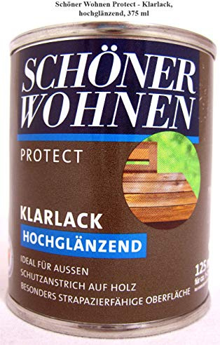 Protect Klarlack - Alkydharzlack, hochglänzend, farblos, 125 ml