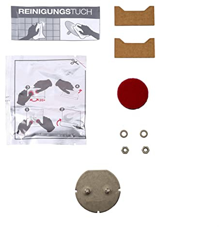 KEUCO Juego de Adhesivos Tipo 7 para escobillas de Inodoro, dispensador de loción, Pegar en Lugar de taladrar, baño o Aseo de Invitados