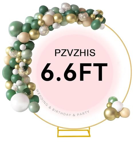 Cerchio 2m per Palloncini - Struttura per Arco Matrimonio Oro - Allestimenti per Feste