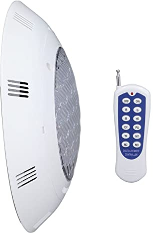 RGBW Poolbelysning, 54W 18LED Poolljus, AC12V Undervattensljus, IP68 Vattentätt, Undervattenslandskapslampan, 12 Nyckelfemotkontroll för Pool