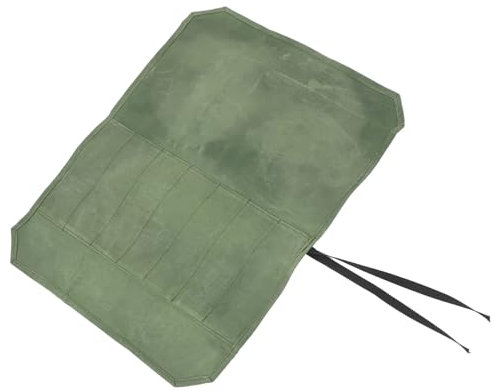 OUNONA Borsa Portacoltelli Portatile per Chef Organizer per Utensili Design Arrotolabile con Chiusura Sicura per Outdoor