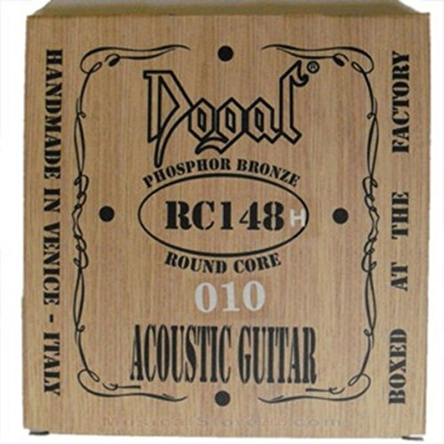 Dogal® »RC148H ACOUSTIC GUITAR SET PHOSPHOR BRONZE« Corde per chitarra acustica - Phosphore Bronze Round Core - 010/047