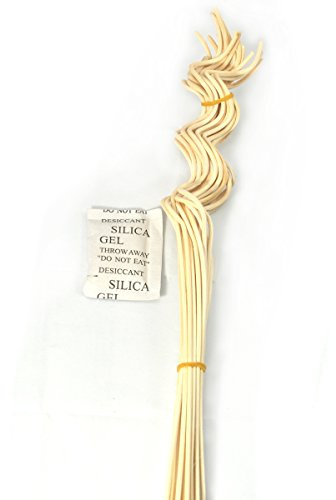 Wavy Spiry Natural Rattan Reed Fragrance Diffuser Replacement Refill Sticks 20 Pieces(12.5 Wavy, Natural Color)