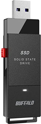 Buffalo SSD Externo de 1 TB – hasta 600 MB/s – USB-C – USB-A – USB 3.2 Gen 2 (Compatible con PS4/PS5/Windows/Mac) – Memoria USB Externa SSD – ‎SSD-PUT1.0U3B