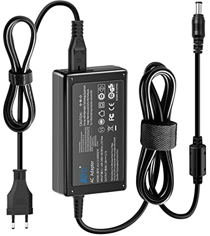 KFD 24V Netzteil Ladekabel Ladegerät für Logitech G920 G29 G27 Lenkrad Denon Surround Fujitsu Scanners Canon Olympus Skynet Datamax LED Robot LCD Dymo 4XL LabelWriter 450 Turbo Duo Etikettendrucker