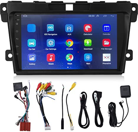 9-Zoll-Autoplayer mit Kapazitivem Touchscreen Bluetooth-Freisprech-WLAN Multimedia Player GPS-Navigation Ersatz für CX7 2008-2015