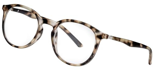 LEXXOO - Stilvolle Lesebrille in +3,0 Dioptrien in Dunkel-Braun Havanna - Klare Sicht dank hochwertiger Gläser – Leichtes und modernes Design - Fertiglesebrille für angenehmes Lesen und Arbeiten