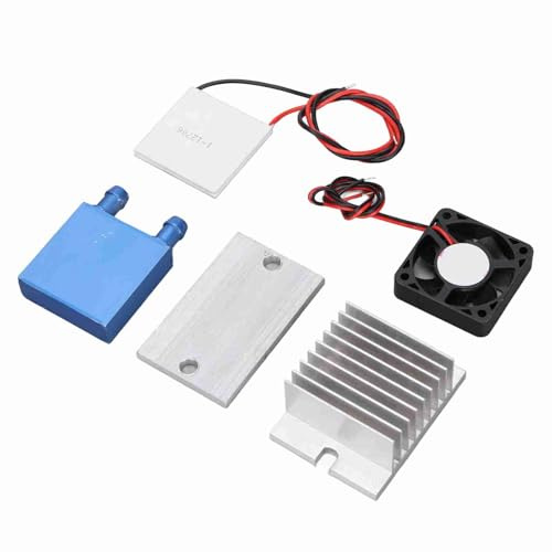 Tomantery Peltier Cooler Kit Effektivt Kylsystem för små Utrymmen och Industriella Enheter, DC 12V Strömförsörjning Perfekt för Datorkylning och Testbänkar, Aluminiumlegeringsmaterial