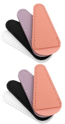 DIYEAH 8pcs Pu Scissor Covers Protection for Scissors Portable Scissor Covers Synthetic Leather Sheaths for Sewing Salon Tip