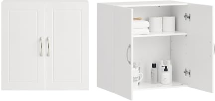SoBuy Pensile Cucina Sospeso Salvaspazio con Ante 60x30x60cm